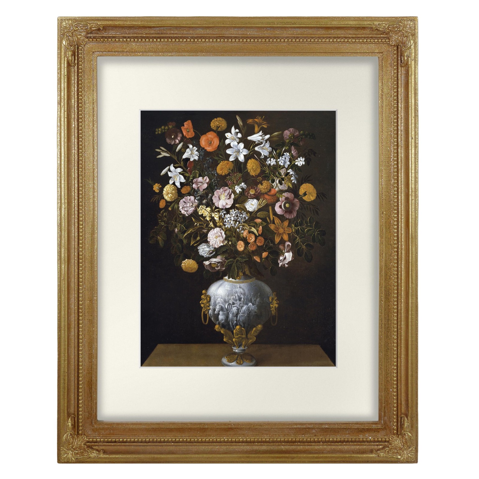 SIMON’S SHOP 11×14 Picture Frame with Mat, Gold Frames 11×14,