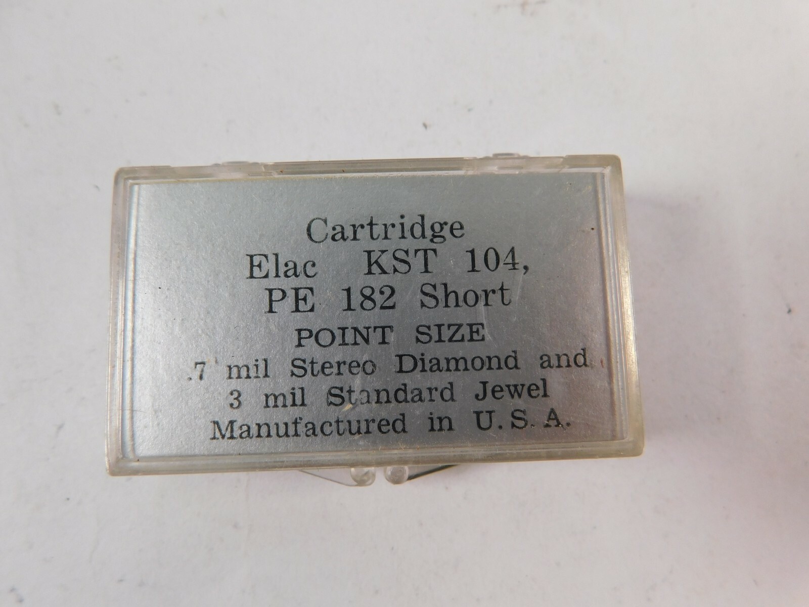 Vtg NOS Pageant Phonograph Record Needle EL 69-TSD for ELAC KST 104 PE 182