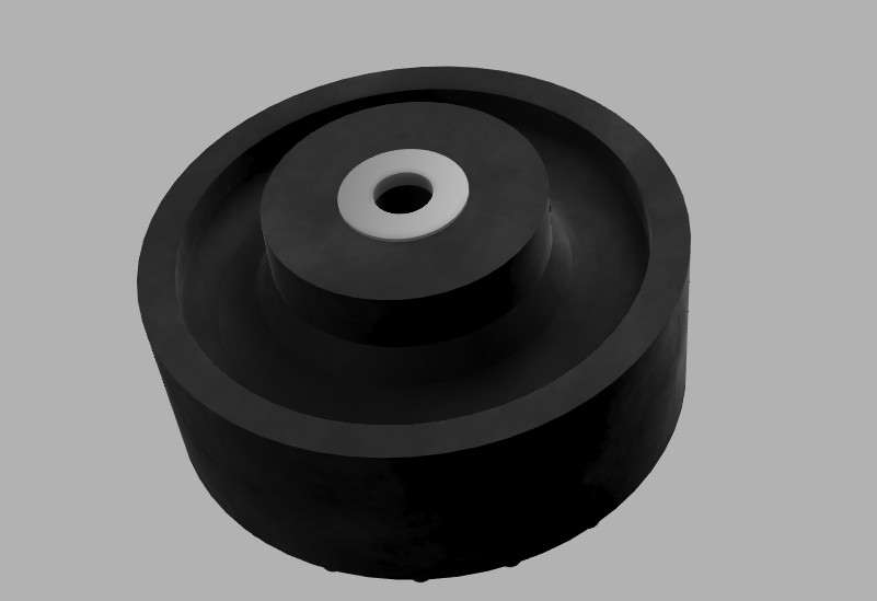 Turntable feet 4pcs rubber