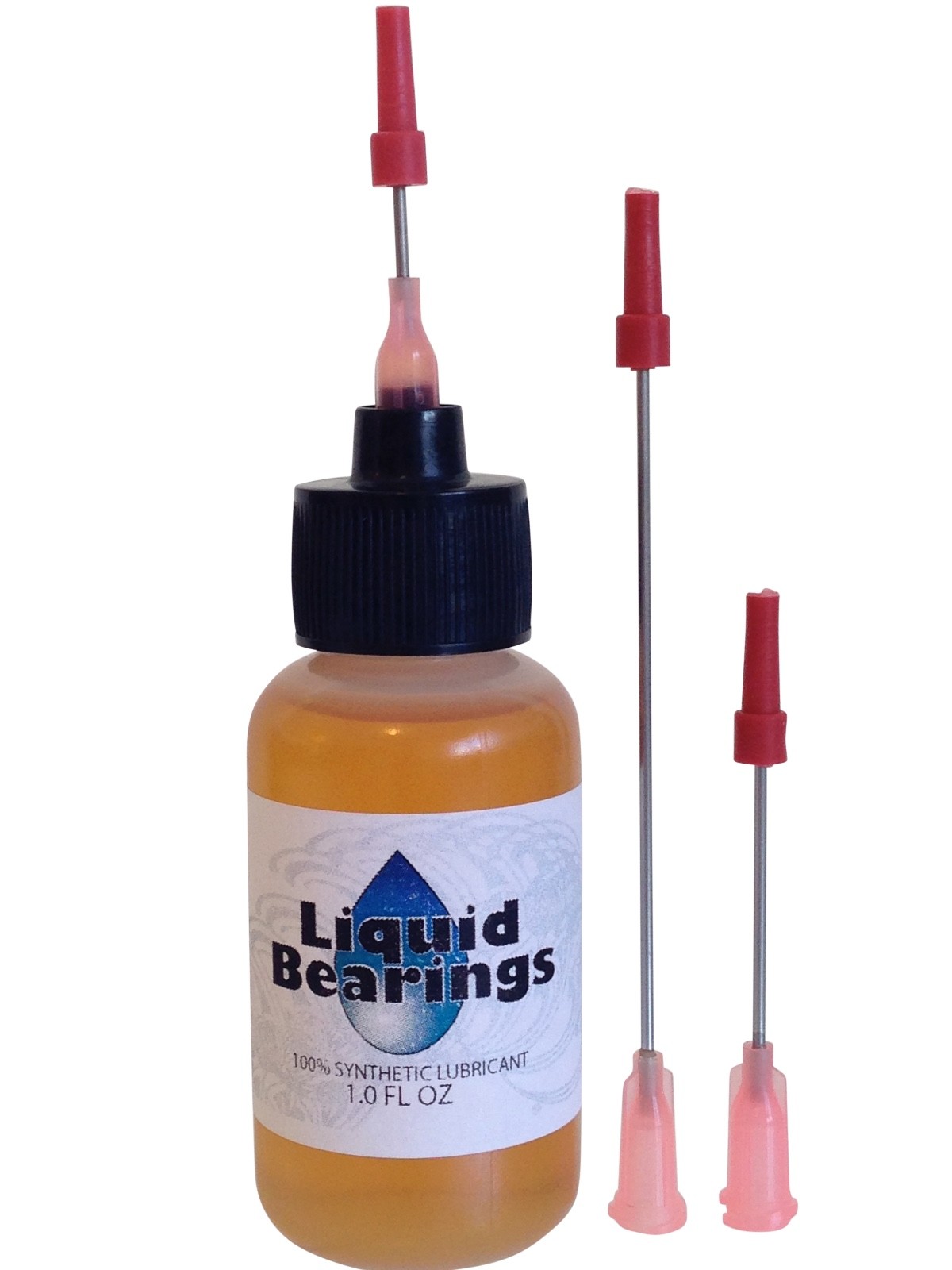 Liquid Bearings 100%-synthetic oil with EXTRA-LONG 3″ NEEDLE for any turntable,