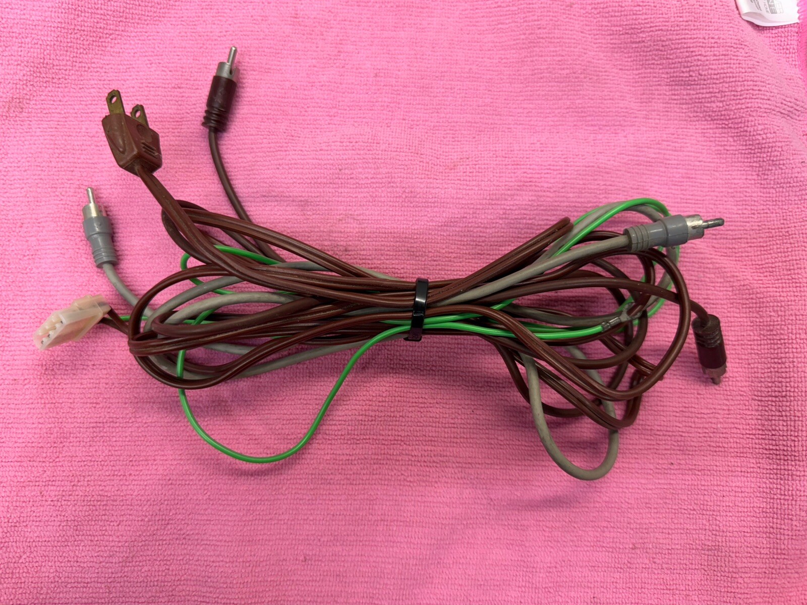 OEM Garrard Power Audio Ground Cables For Synchro Lab 95B & Others MINT WORK 🔥