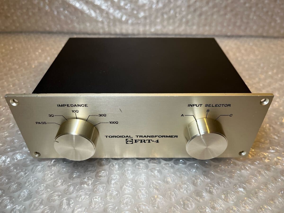 FIDELITY RESEARCH Toroidal Transformer FRT-4 MC Cartridge Audio products Japan