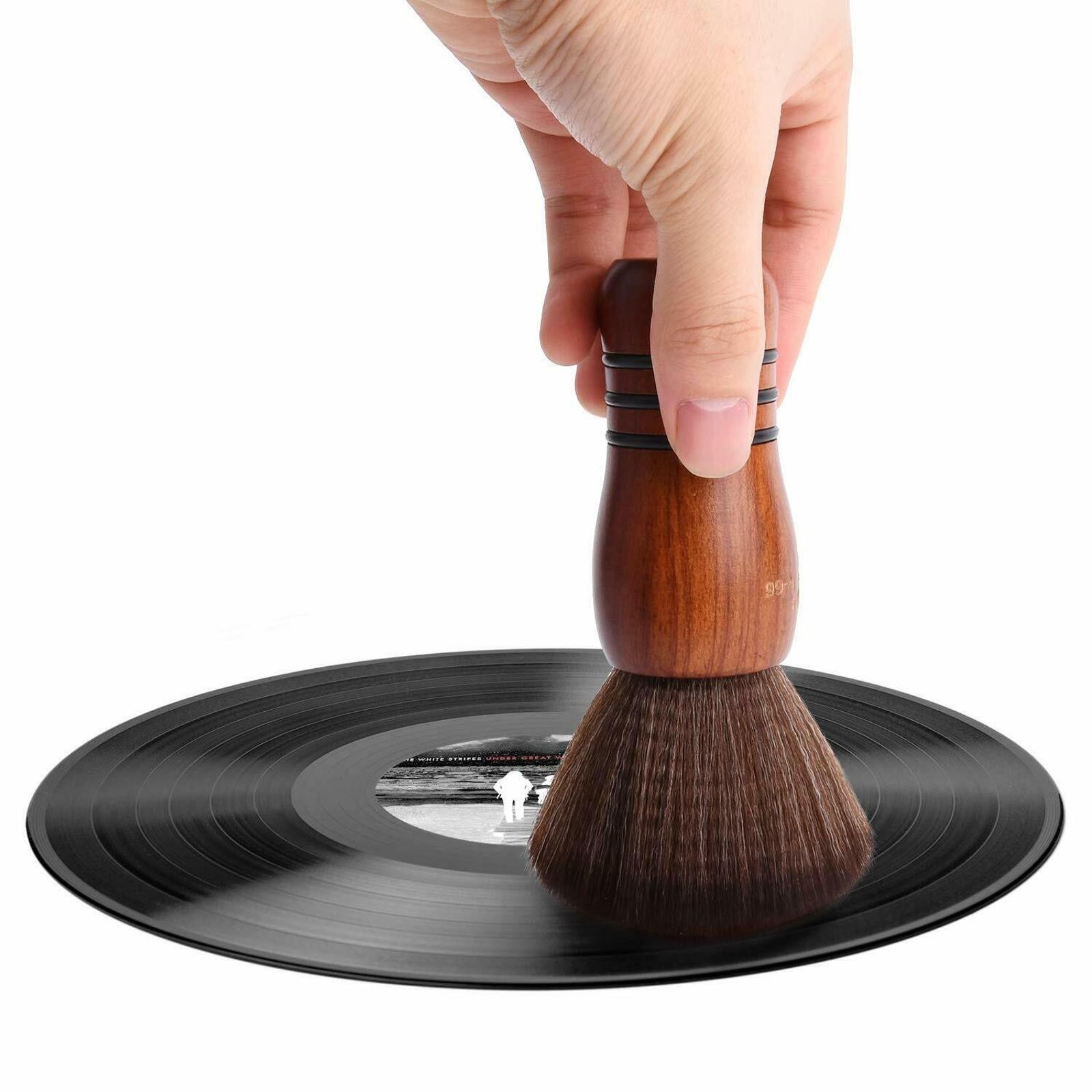 LP Vinyl Record Soft Cleaning Brush Anti-Static Turntable Stylus Dust Cleaner J