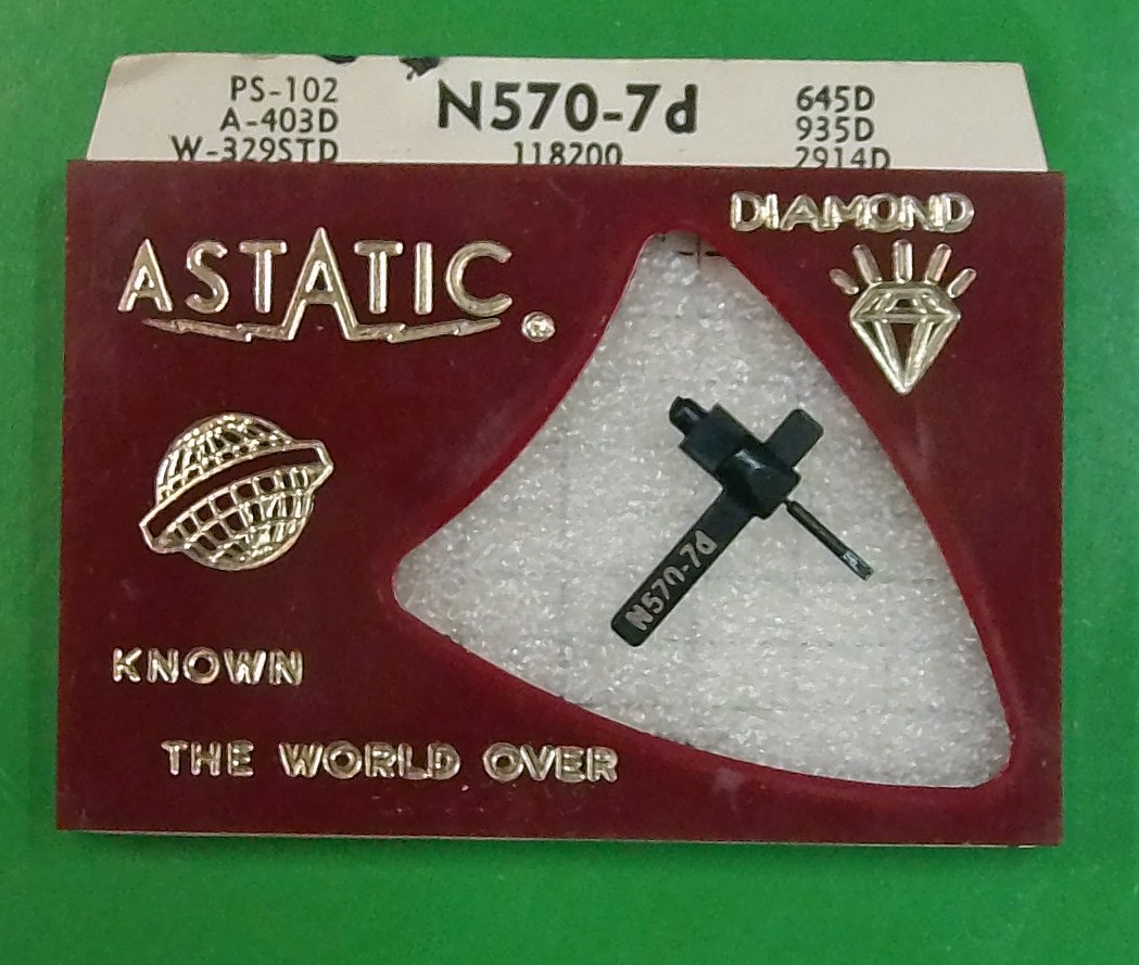 N570-7D Stereo Phonograph NEEDLE for RCA 118199 118200 RMP204, EV 2914D, 649-D7