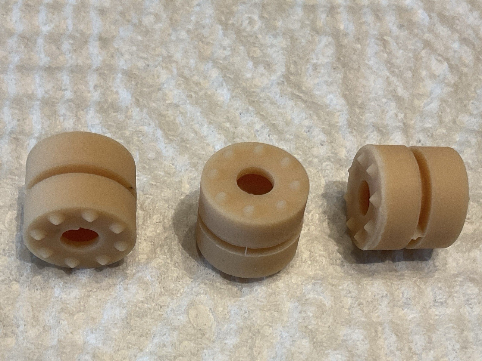 JVC Nivco ARC15 ARC50 VL8 Etc.Turntable Natural Rubber Motor Grommets Set Of 3