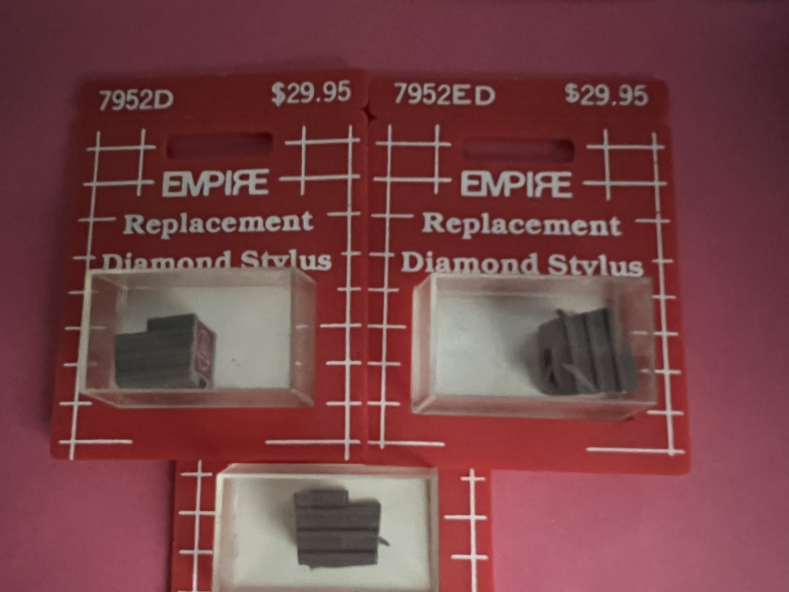 EMPIRE 7952D/AUDIO TECHNICA STYLUS ATXN1,N3,N5 NOS QTY 3 SOLD AS EACH