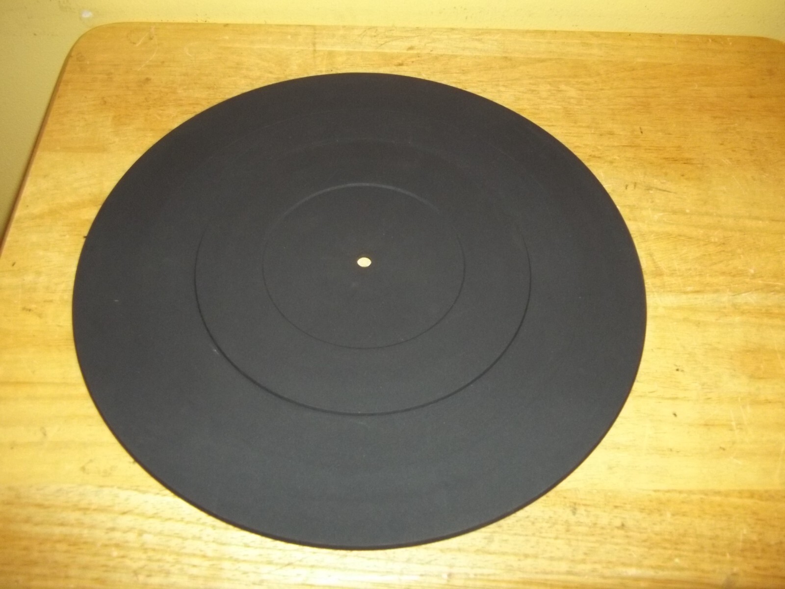 VTG Realistic Lab-2100 Rubber Turntable Platter Mat-Black-873144-4
