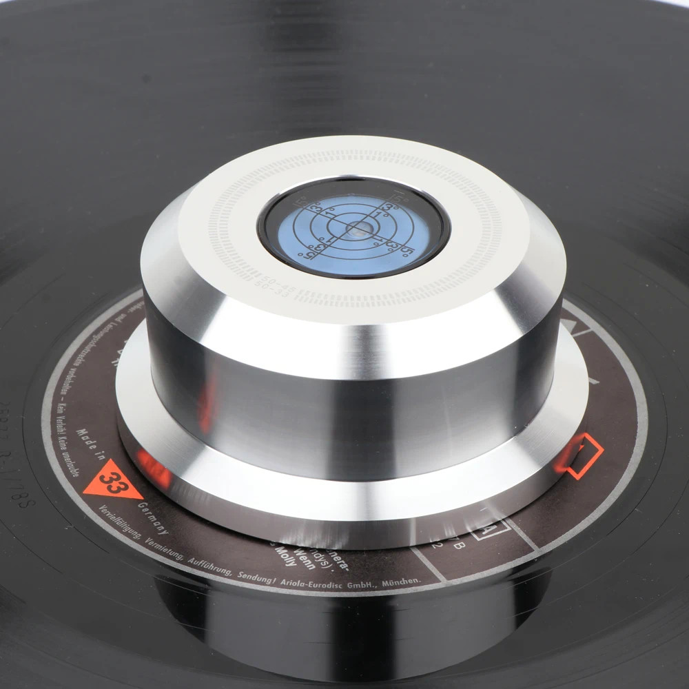 50/60HZ Audio Clamp Record Vinyl LP Disc Stabilizer Turntable Vibration Balanced