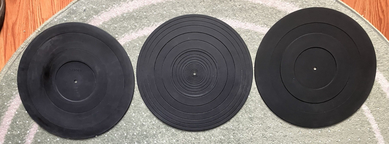 Lot of 3 Rubber Mats Gemini DJ-101 P/N CK-51-01 Sony T1104012 Realistic #872692