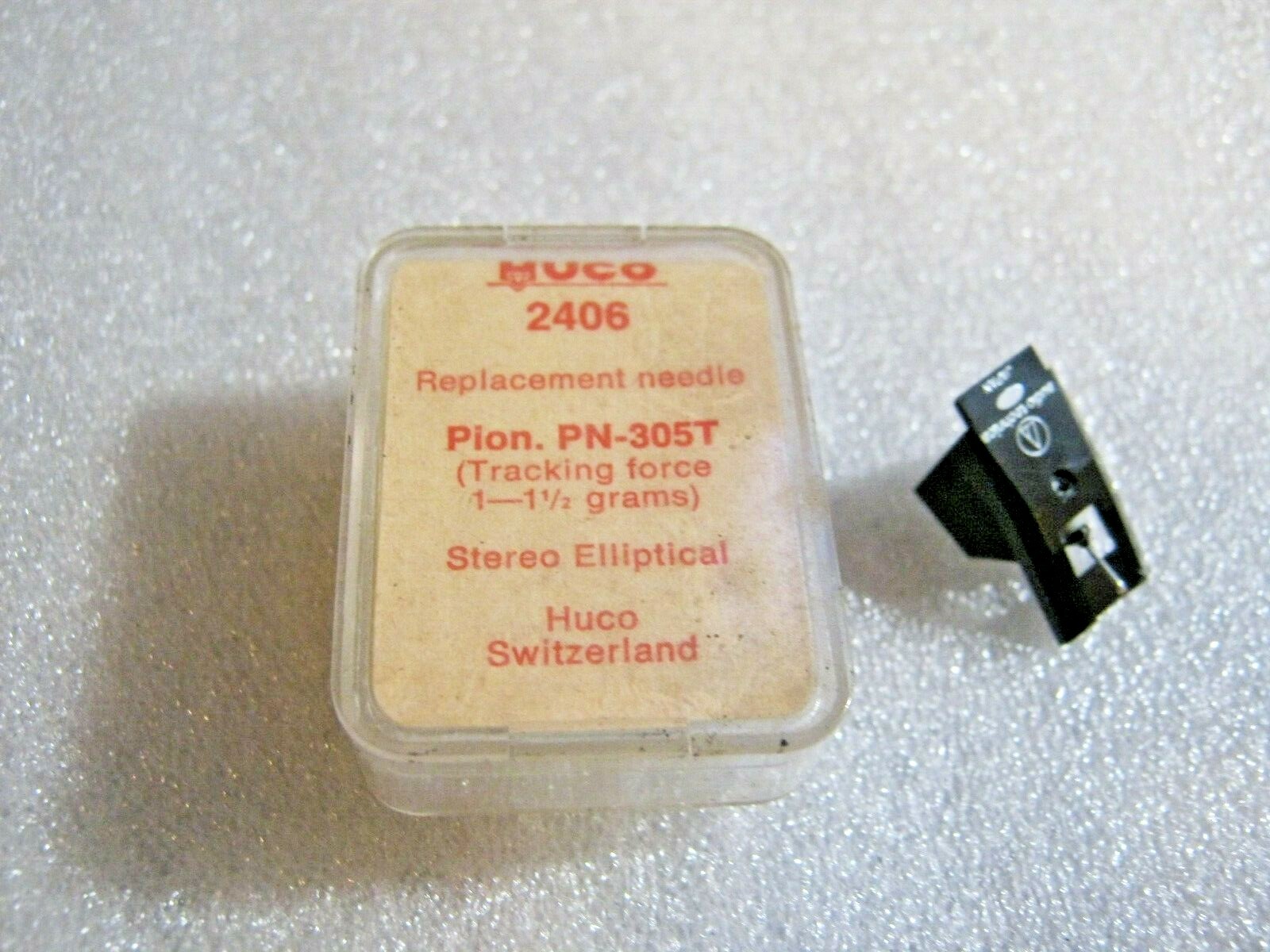 Puntina Giradischi HUCO 2406 Per Pioneer PN-305ST da 1-1.1/2 grammo/i Ricambi/o