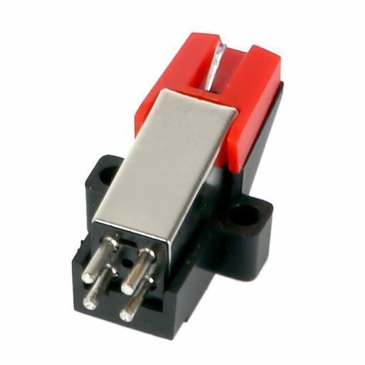 Cartridge with Sapphire Stylus Standard 4 Pin 1/2″ mount with Mounting Screws