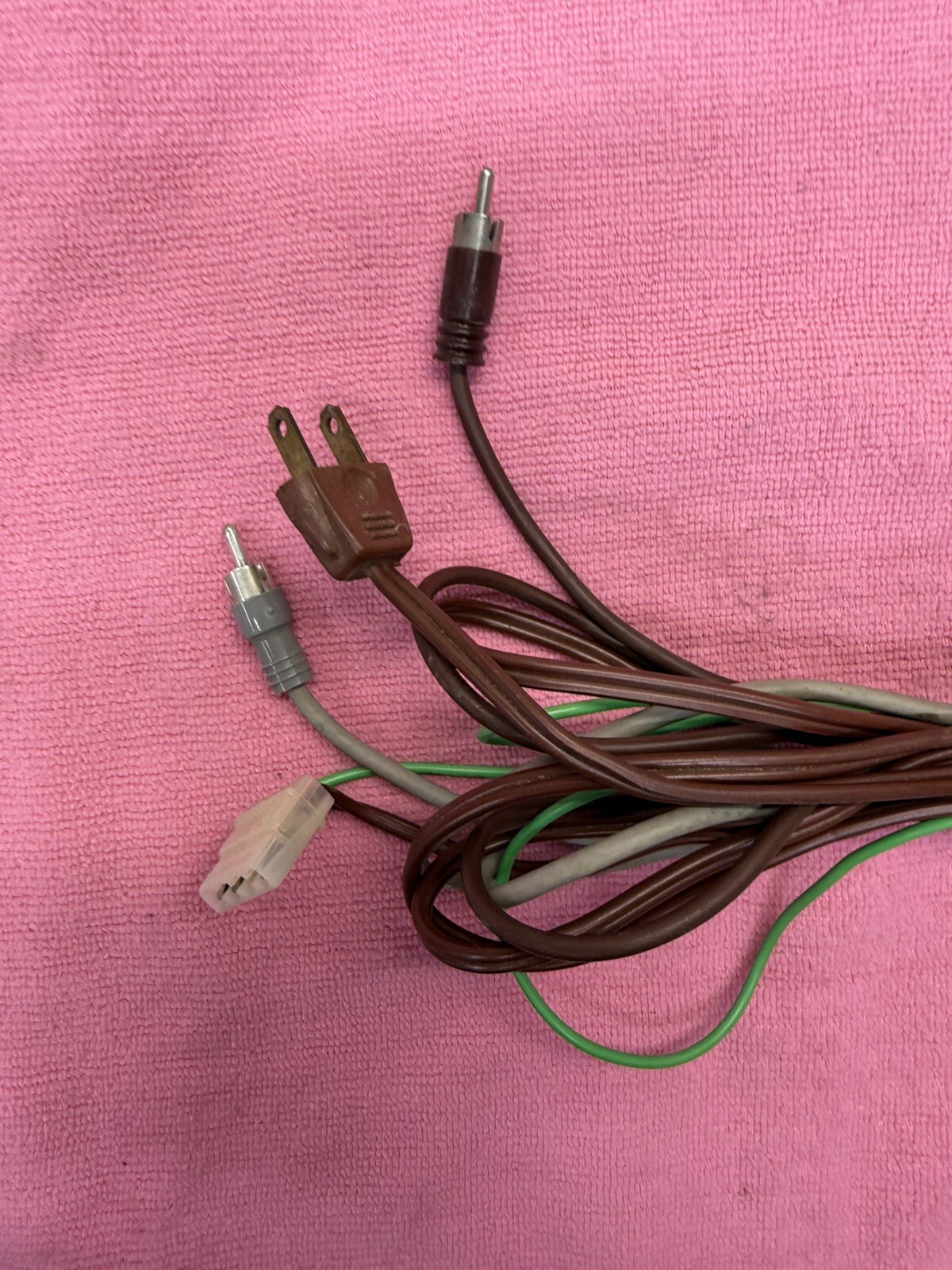 OEM Garrard Power Audio Ground Cables For Synchro Lab 95B & Others MINT WORK 🔥