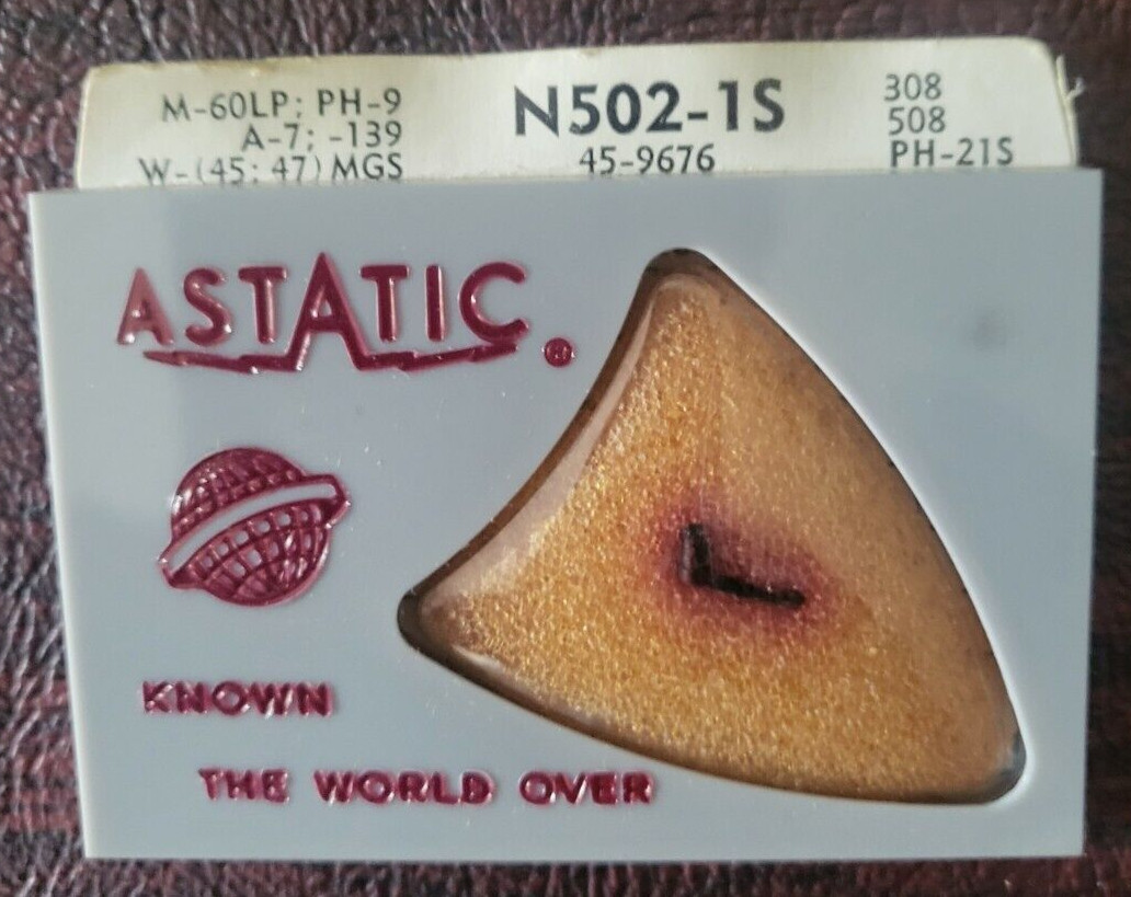Astatic N502-1S -NOS Turntable Stylus Needle, Philco (45-9676)