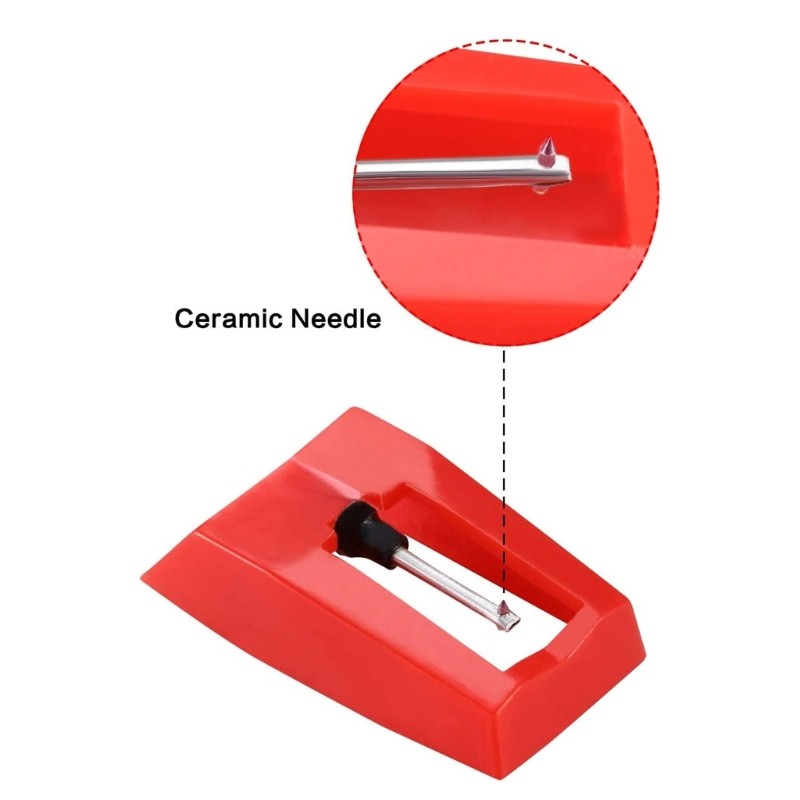 8Pcs Record Player Needle Diamond Stylus Replacement for Suitcase Turntable