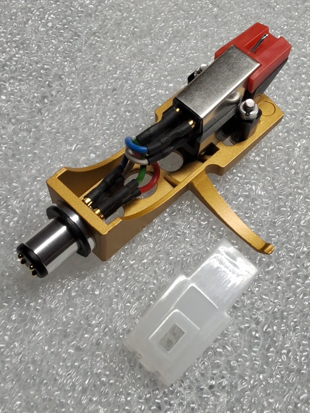 TECHNICS STYLE GOLD Headshell JAPAN Cartridge COMBO with new Diamond Stylus