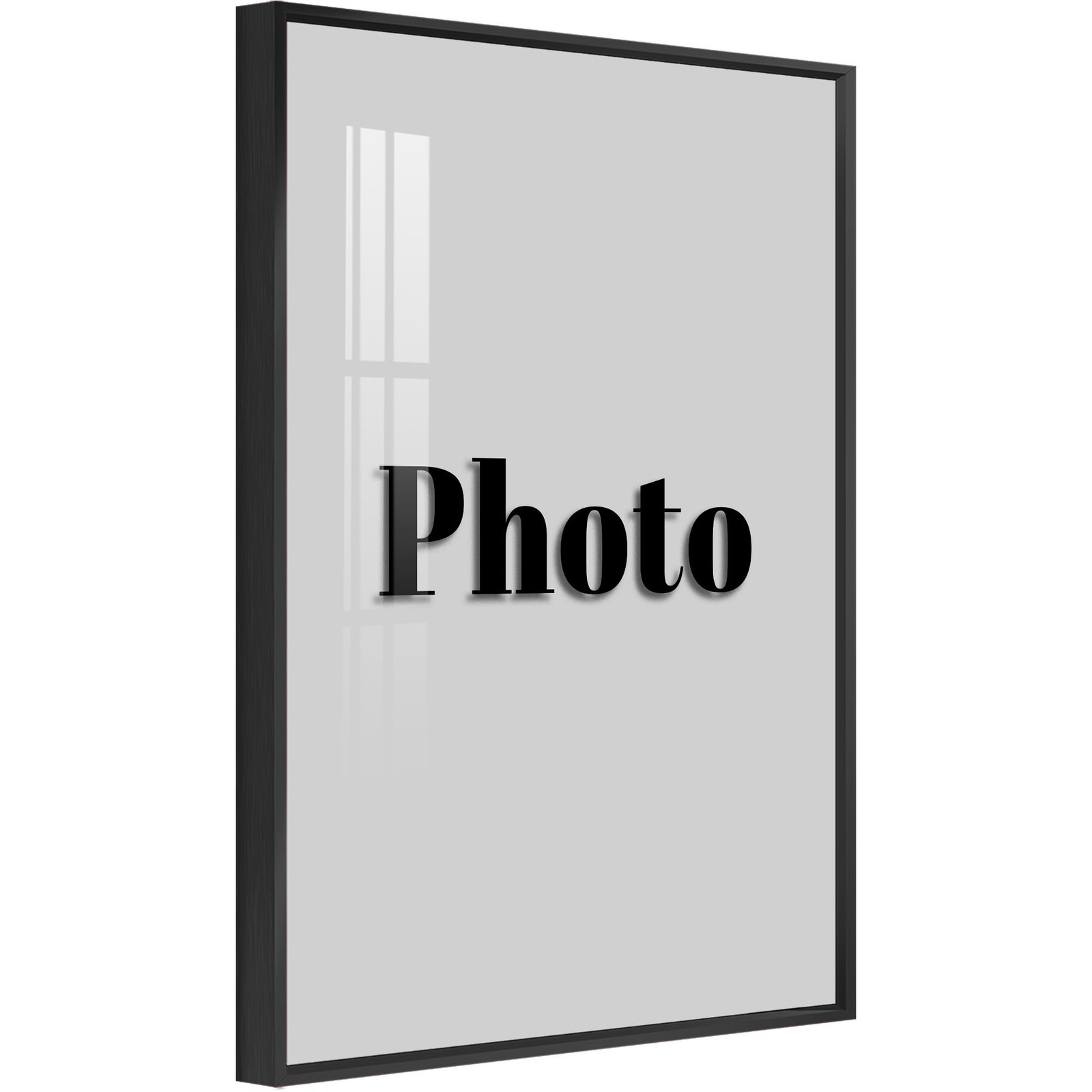 8×10 Metal Picture Frame, Aluminum Frame With 10L” x 8W”, Black