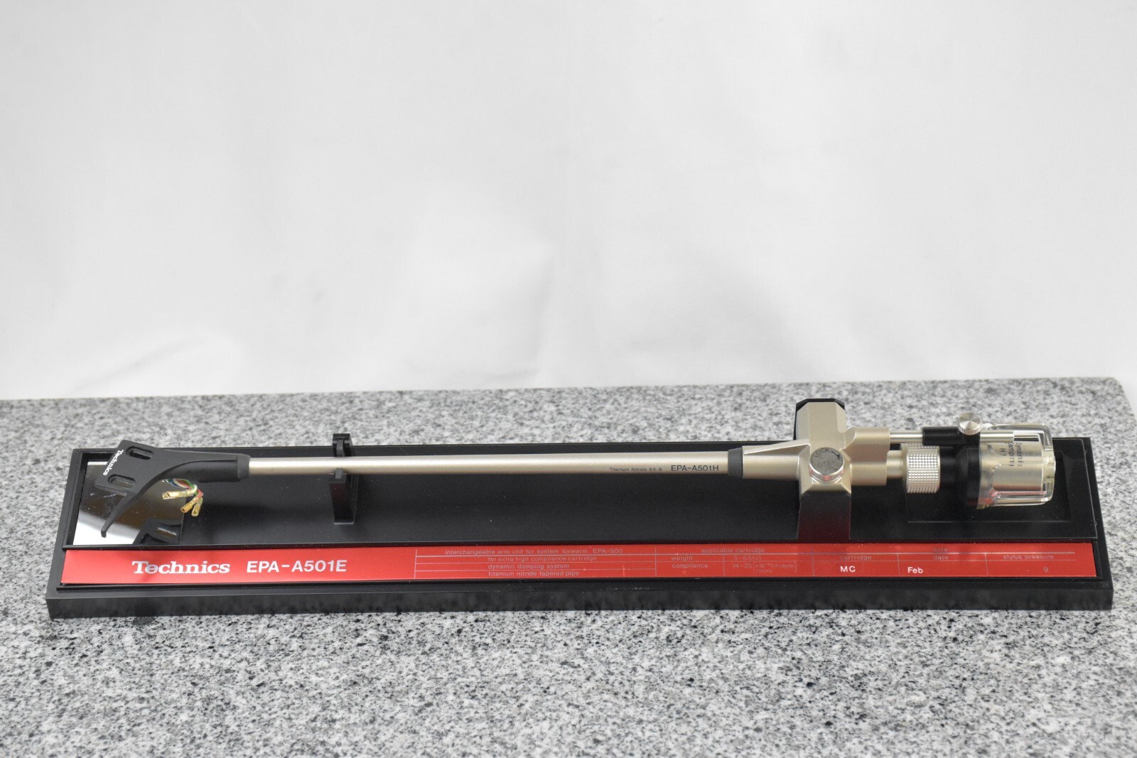 Technics EPA-A501H Titanium Nitride φ 6-8 Replacement Arm W/ original Box