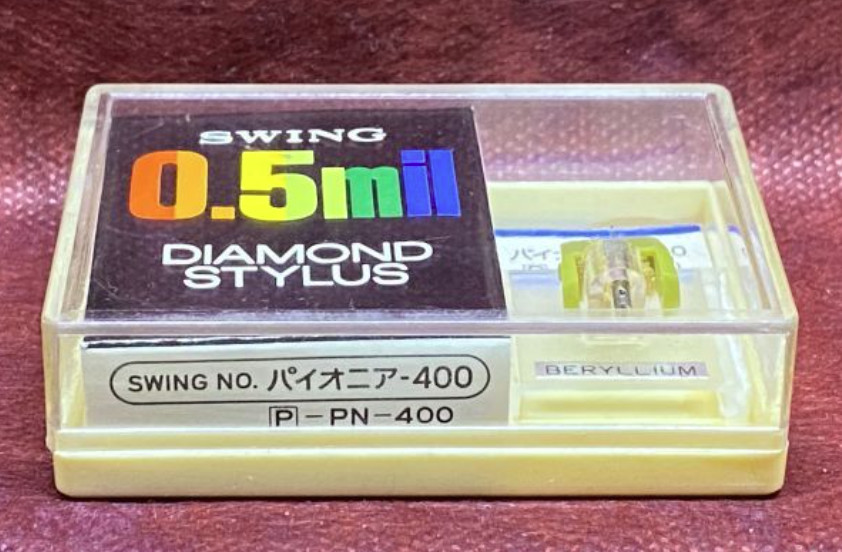 SWING P-PN-400 DIAMOND REPLACEMENT STYLUS 0.5mil BERYLLIUM for PIONEER PN-400