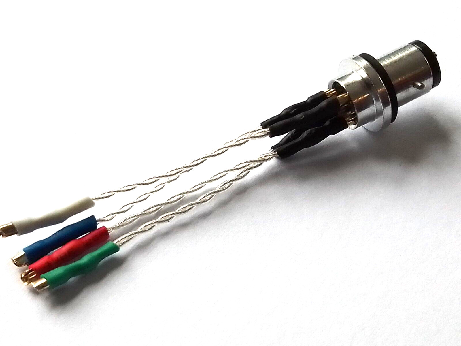 Litz Wired 5N Silver Headshell Connecting Socket To Use With SME 3009 Headshells