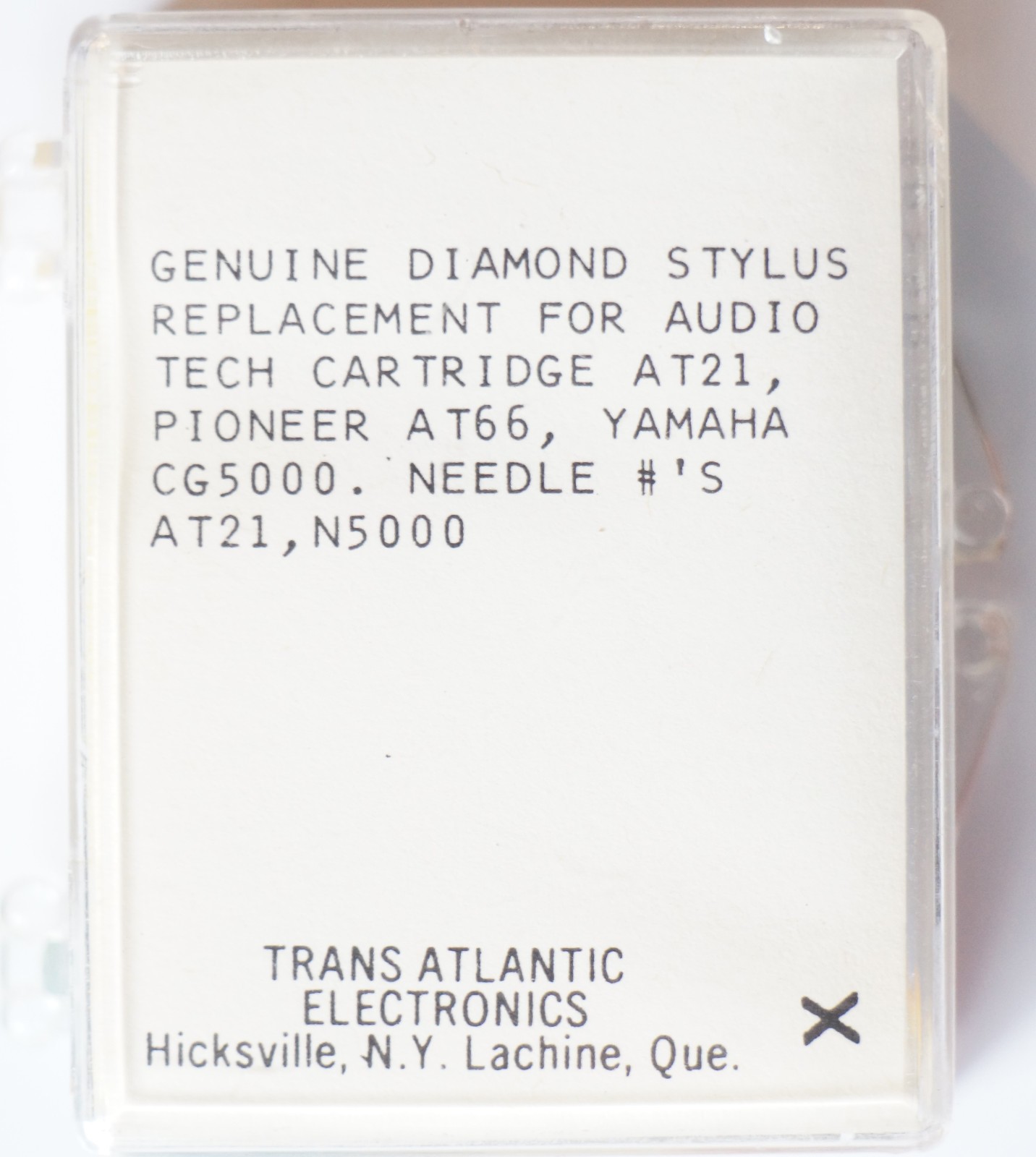 NOS TAE 8875D Diamond Needle Audio Technica AT21 Pioneer AT66 Yamaha CG5000