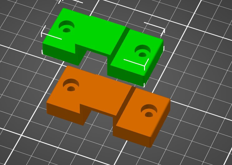 2x HINGE BRACKET BRACKETS HINGES TECHNICS SL-1200 MK2 – VERS. FROM 1979 TO 1984