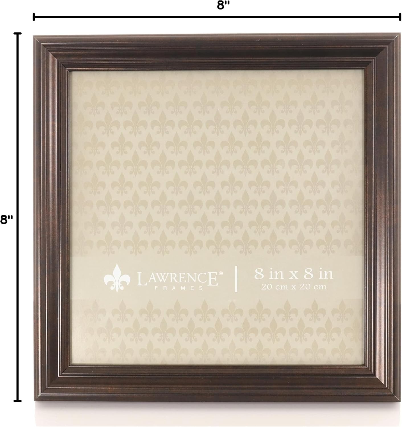 Lawrence Frames Sutter Home Frame, 8×8, Bronze