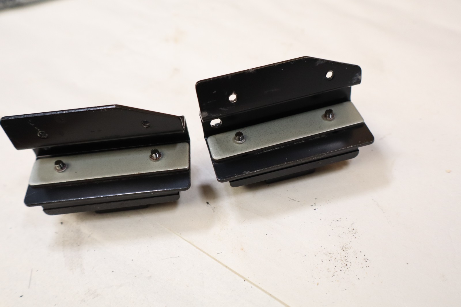 Turntable side hinge brackets from Technics SL-1200 MK2 turntable #1