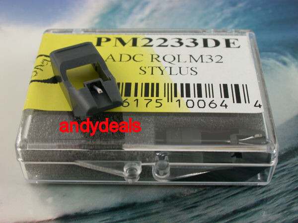 EVG PM2233DE TURNTABLE NEEDLE ADC QLM30/III Mk III RSQ32 RSQ34 RQ30 XLM XLM/III