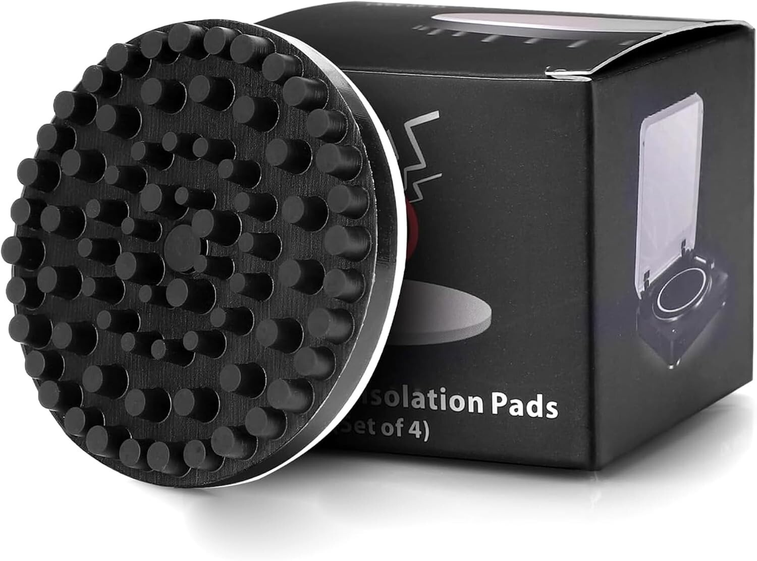 Turntable Record Player Isolation Feet Anti-Vibration Rubber Pad for HiFi Audio