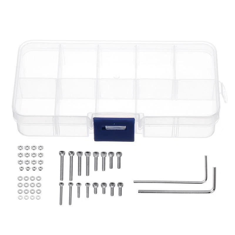 Turntable Headshell Cartridge Mounting Kit Stainless Steel Bolts Screws Nuts Set
