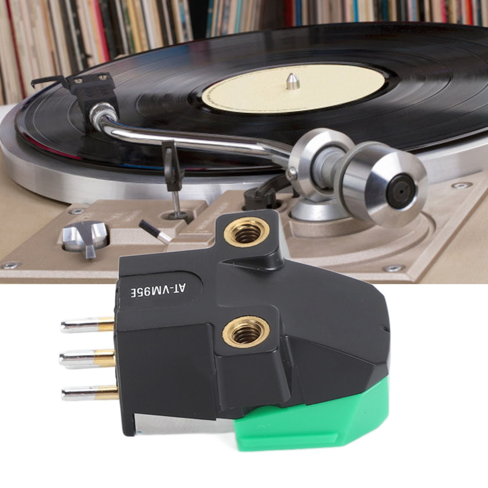 AT VM95E Dual Moving Magnet Turntable Cartridge High Performance For Music Lover