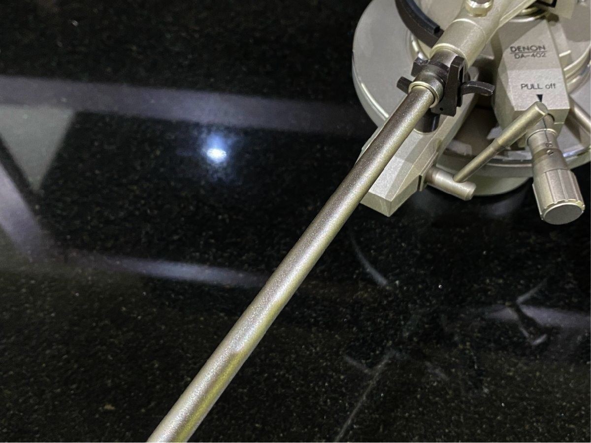 DENON DA-402 Static Balanced Straight Pipe Tonearm Pickup Arm for DP-75M