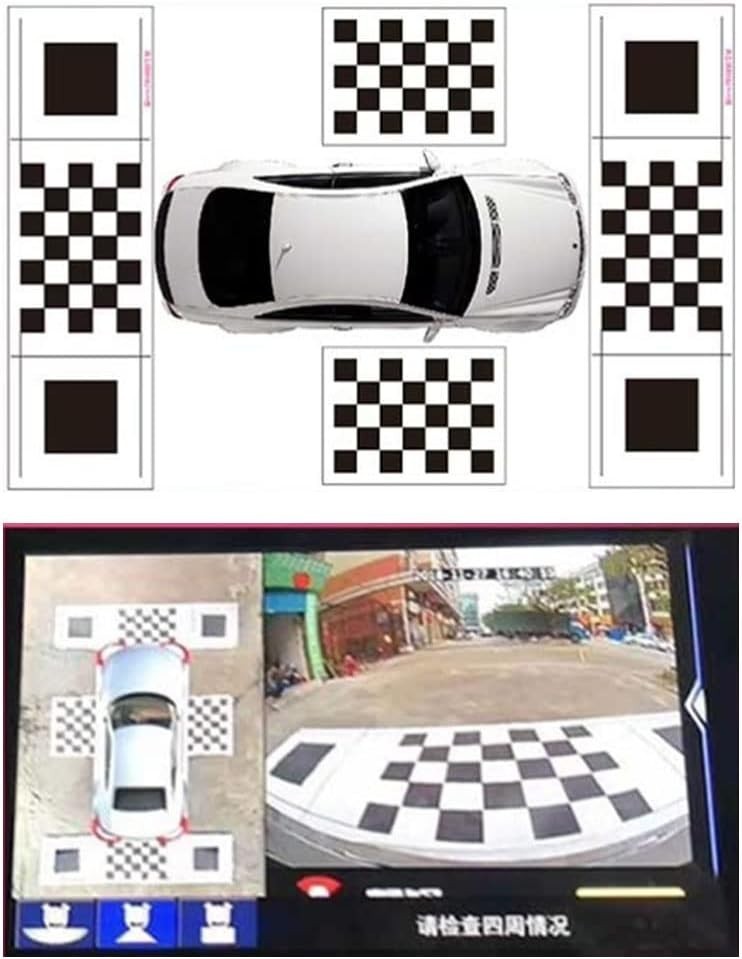 3D Panoramic Calibration Cloth for 360-Degree DVR Systems: Safe Driving Guide