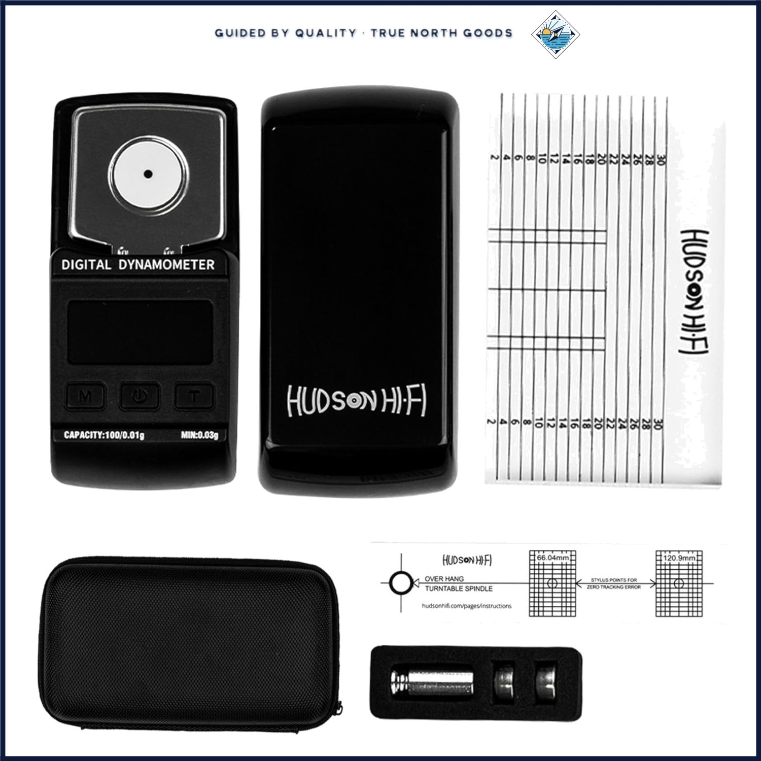 Turntable Accessories Kit for Accurate Cartridge Setup and Performance Boost