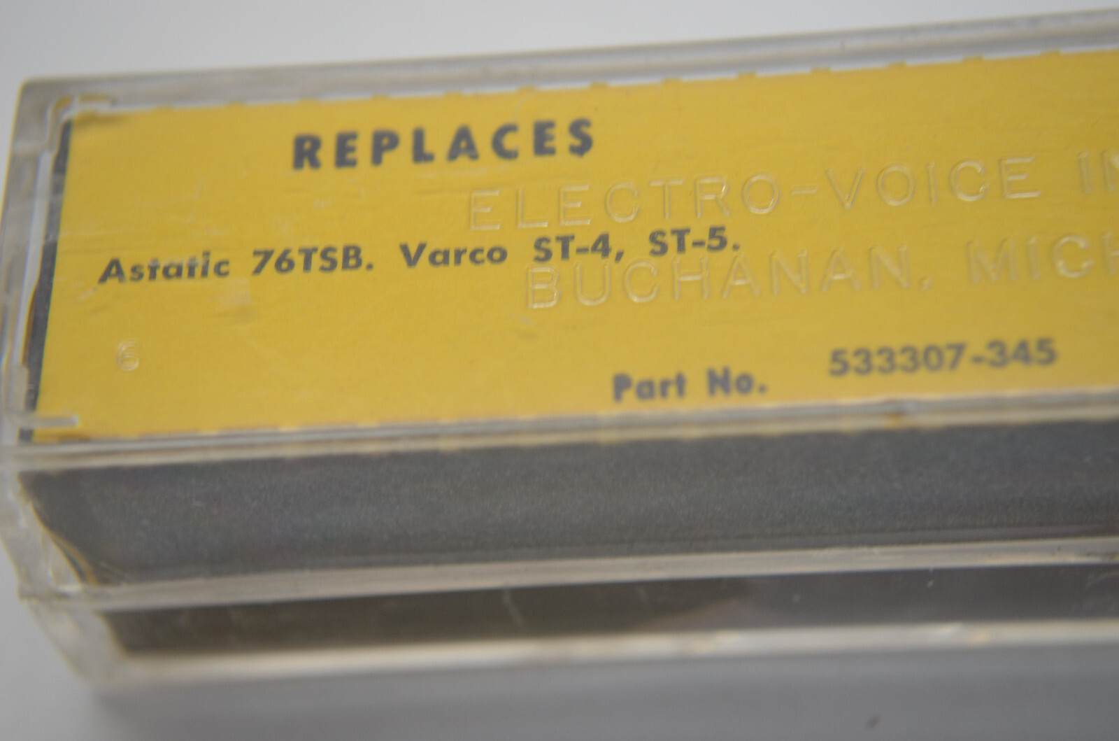 Electro Voice 5216 Varco ST-4 5 Cartridge & Stylus Asatic 76TS8 NIB