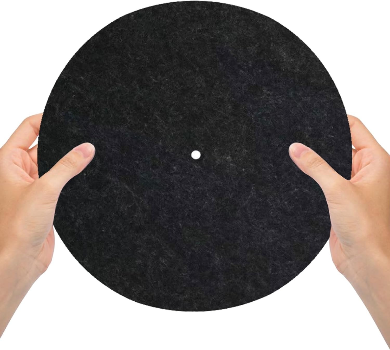Lightweight 12-Inch Wool Turntable Mat – Reduces Noise & Enhances Sound Quality