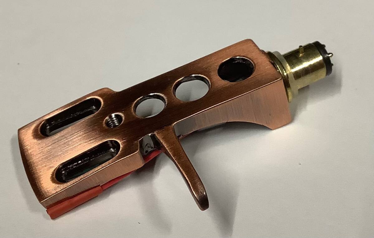 NEW Copper Color Turntable Head Shell with thick Lead Wires – US Seller!