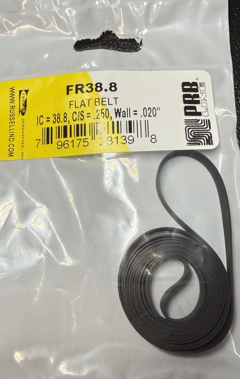EMPIRE DB-208 REPLACEMENT TURNTABLE BELT PREMIUM QUALITY PRB BRAND!!!
