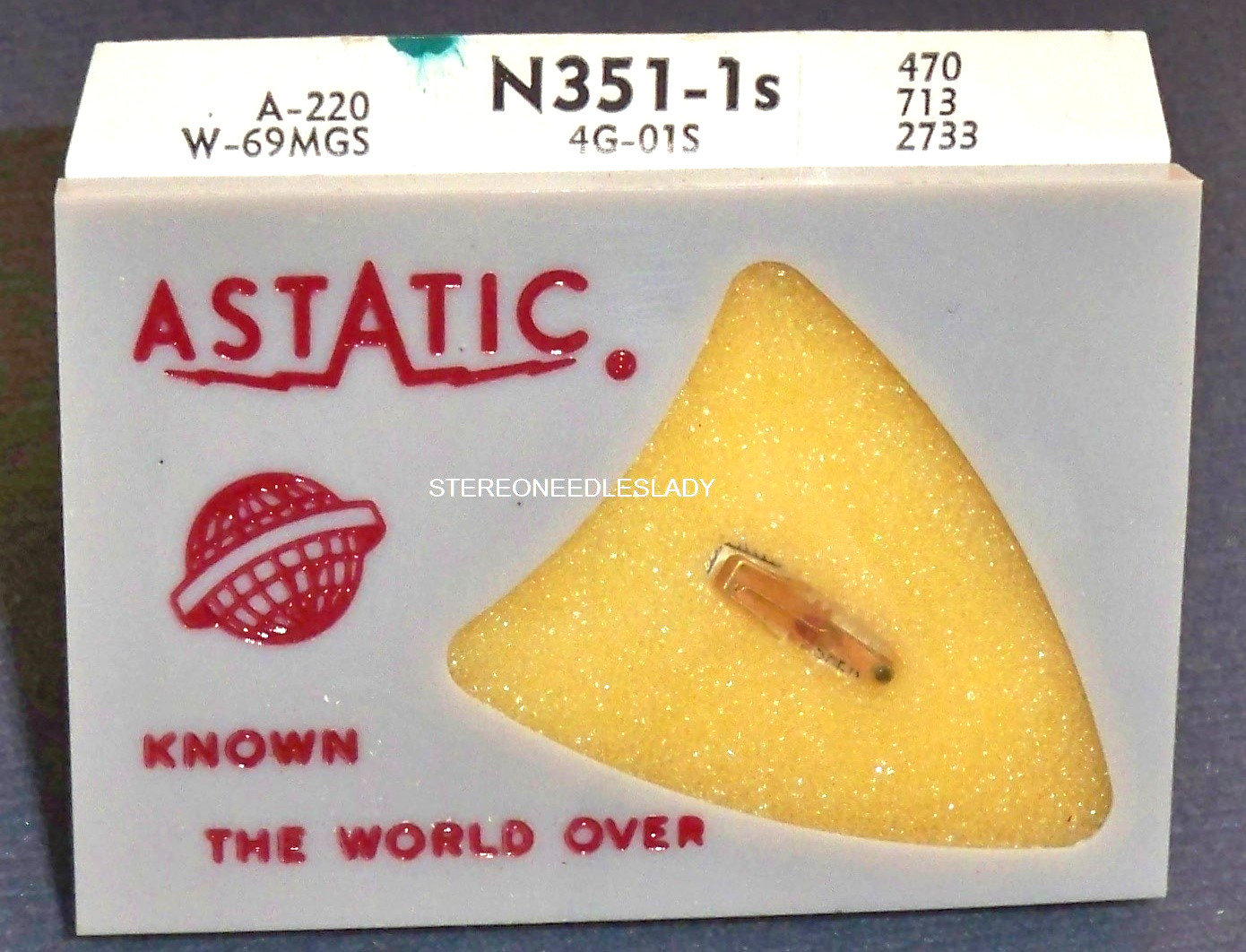 ASTATIC NEEDLE STYLUS for GENERAL ELECTRIC GE VRII 4G-1s 503-S1