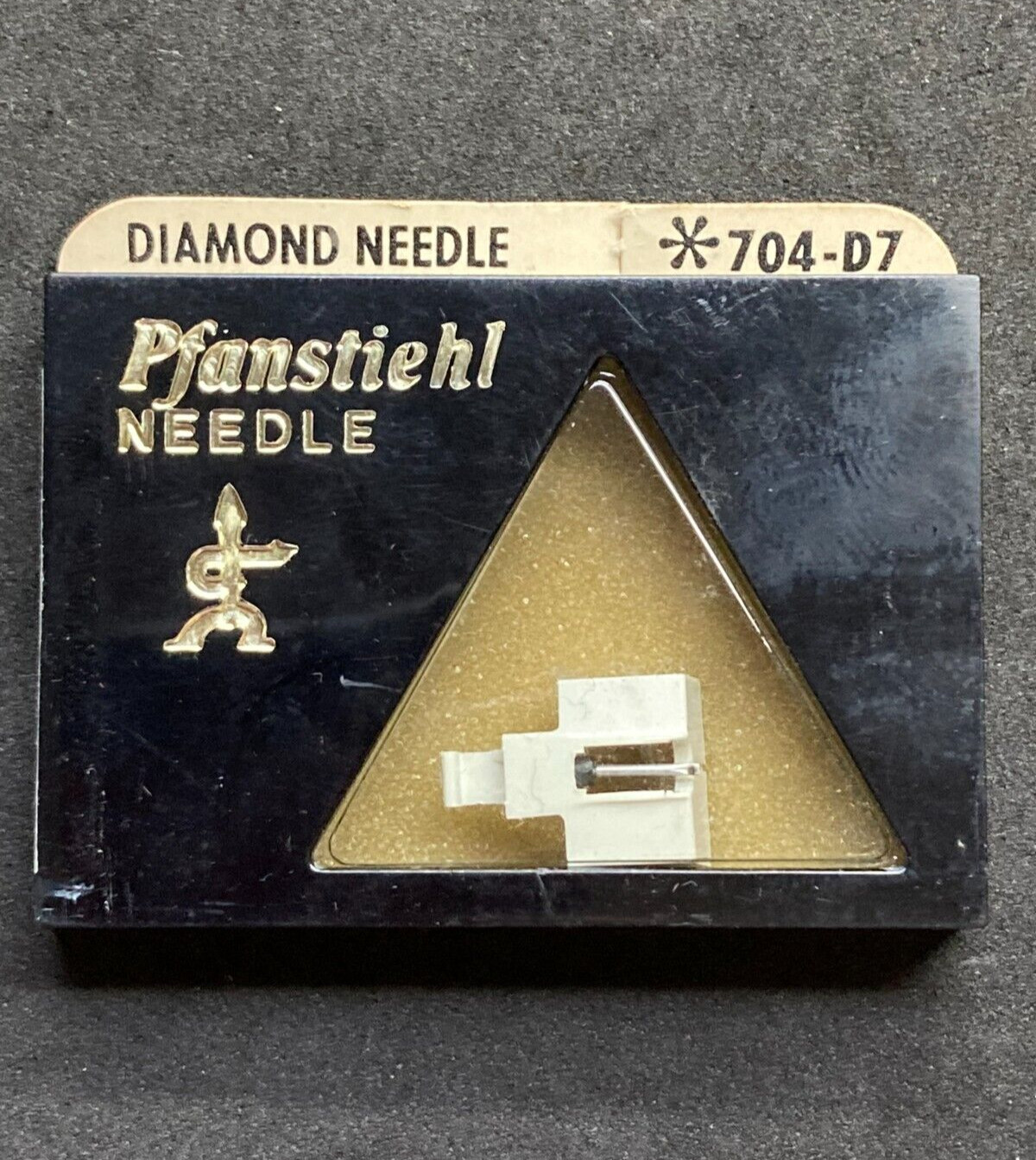 PFANSTIEHL Record Needle Diamond #704-D7, New Old Stock, Unopened