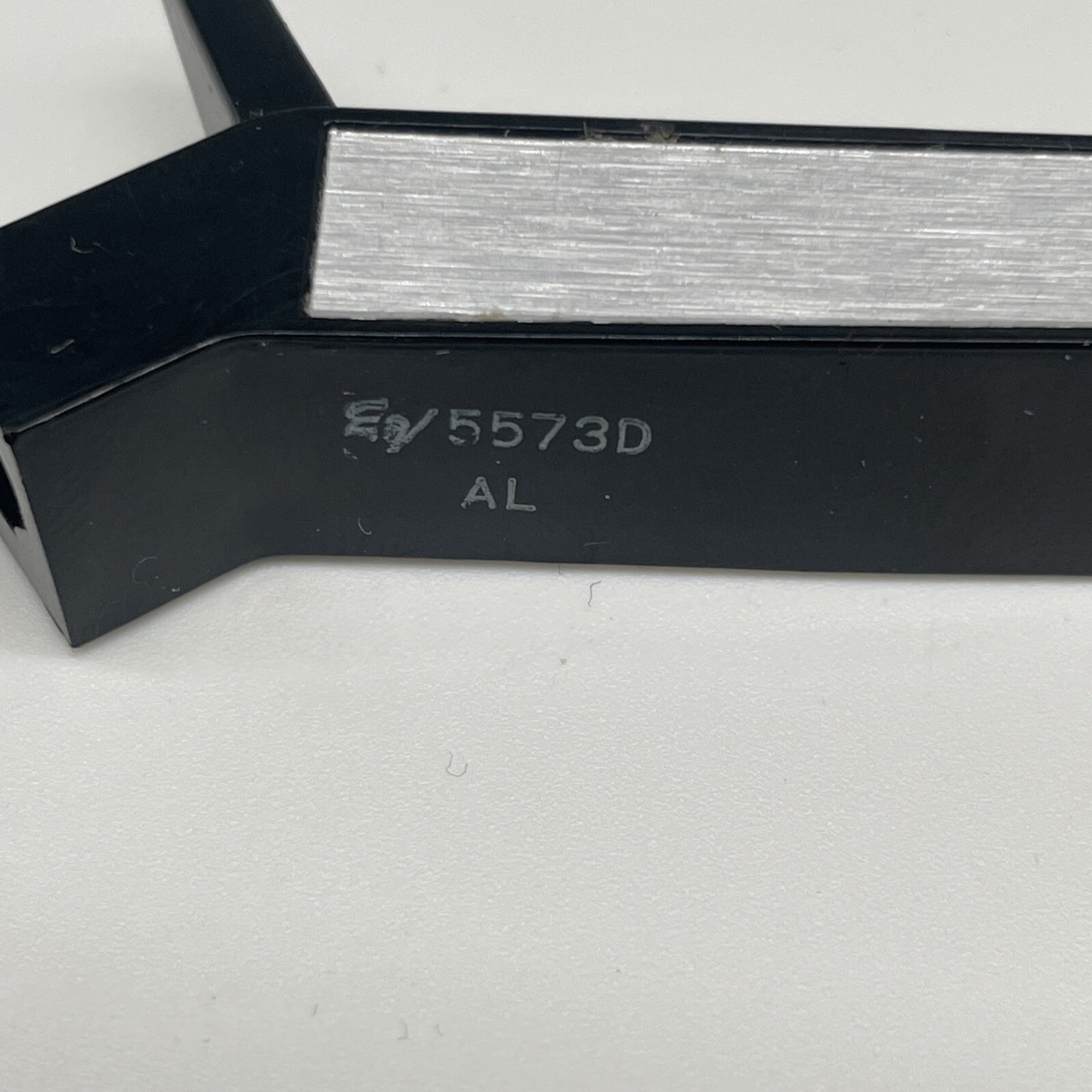 BSR Headshell Cartridge Holder Black Plastic Silver NOS EV 5573D AL