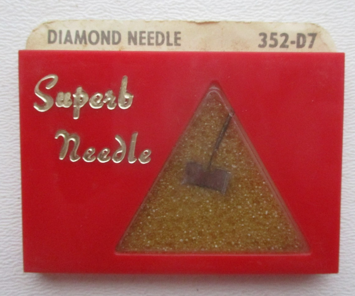 Superb Needle Vtg NOS Replaces: Electro-Voice D1-1, S1-1 Diamond Needle 352-D7