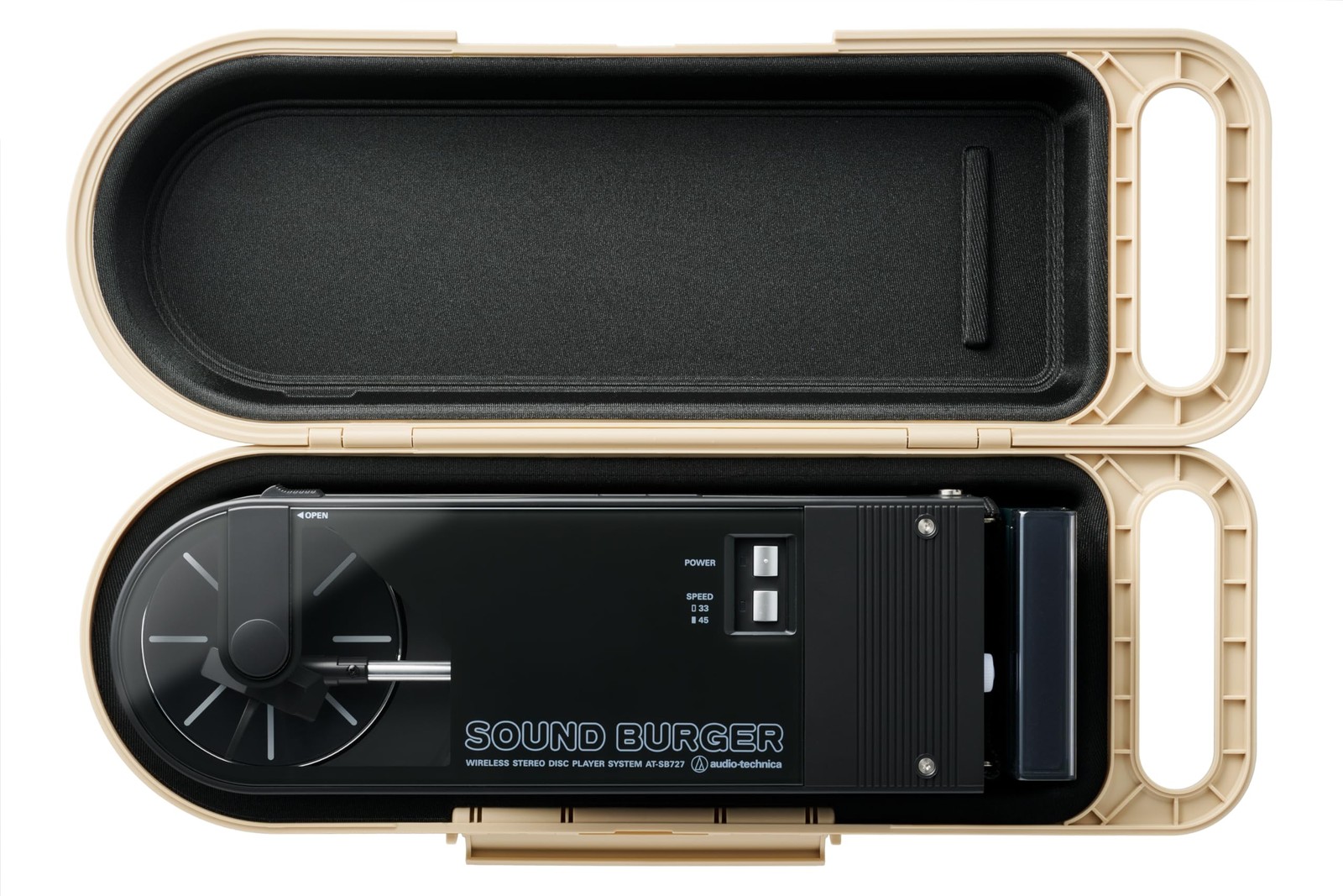 audio-technica AT-SBC1 Storage Case ONLY for AT-SB727 Empty Box Beige color