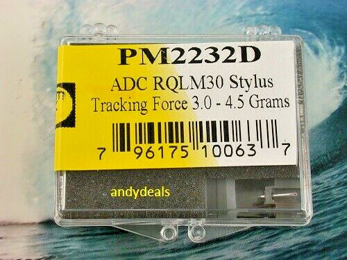 EVG PM2232D TURNTABLE NEEDLE STYLUS for ADC QLM30/III Mk III RSQ31 K8 K8E