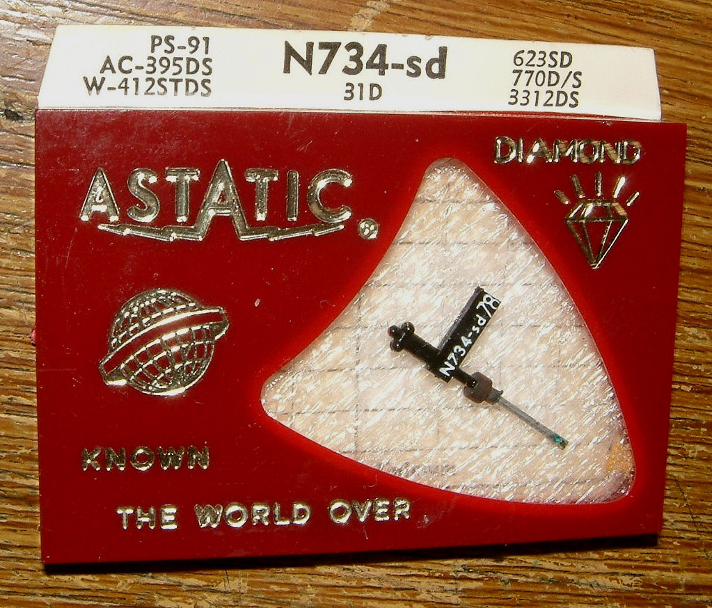 Stereo Record Needle N730sd for Tetrad 11D, EV3310DS W-412STDS PS-68 S855-DS73