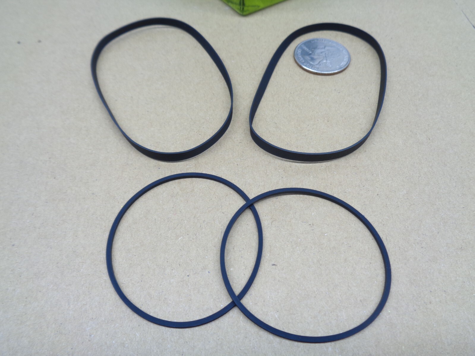4 PCS BELT KIT For TECHNICS DUAL CASSETTE RS-TR157 [FOUR NEW BELTS] nice!!