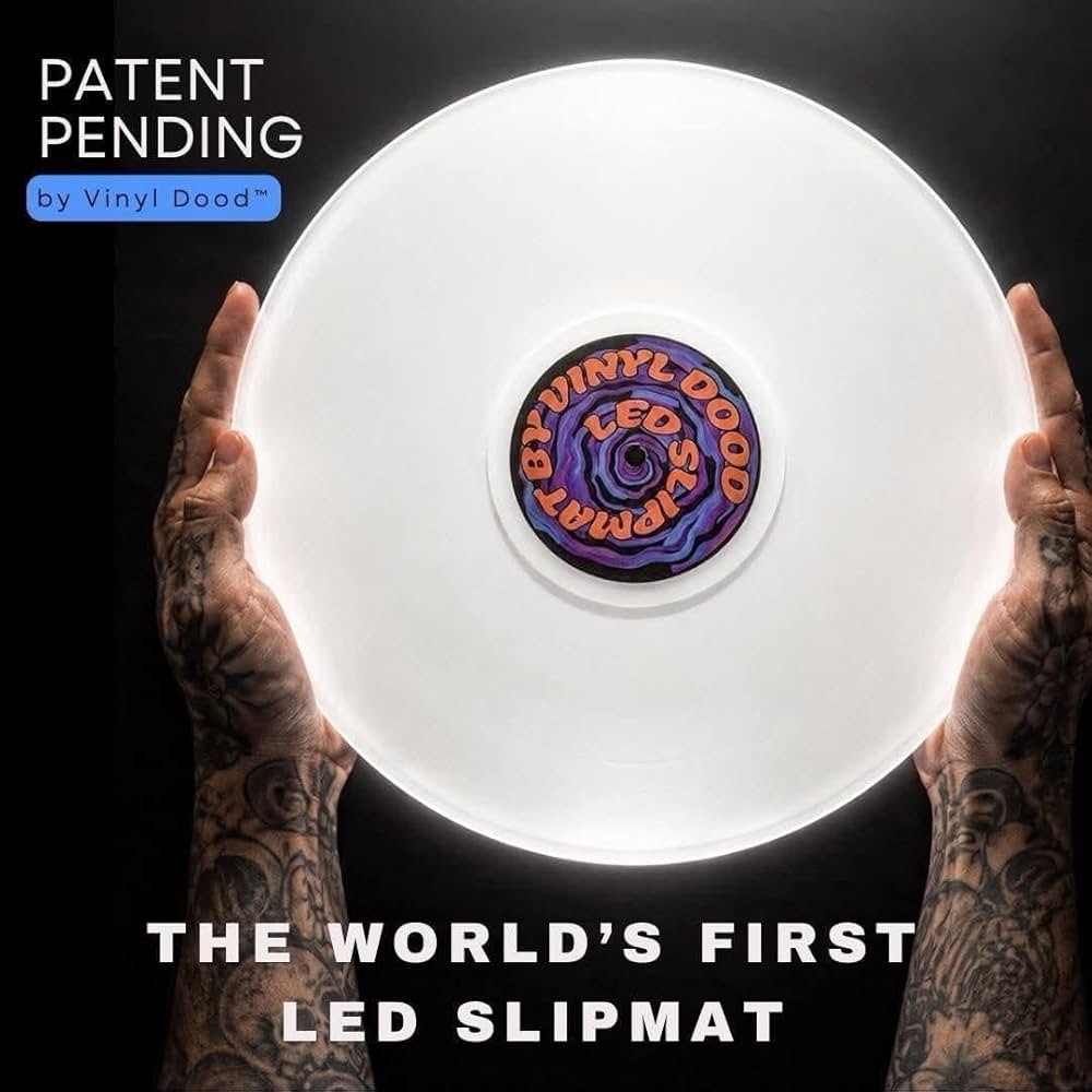 The World’s first LED Slipmat for Turntables by Vinyl Dood™ (AVAILABLE NOW)