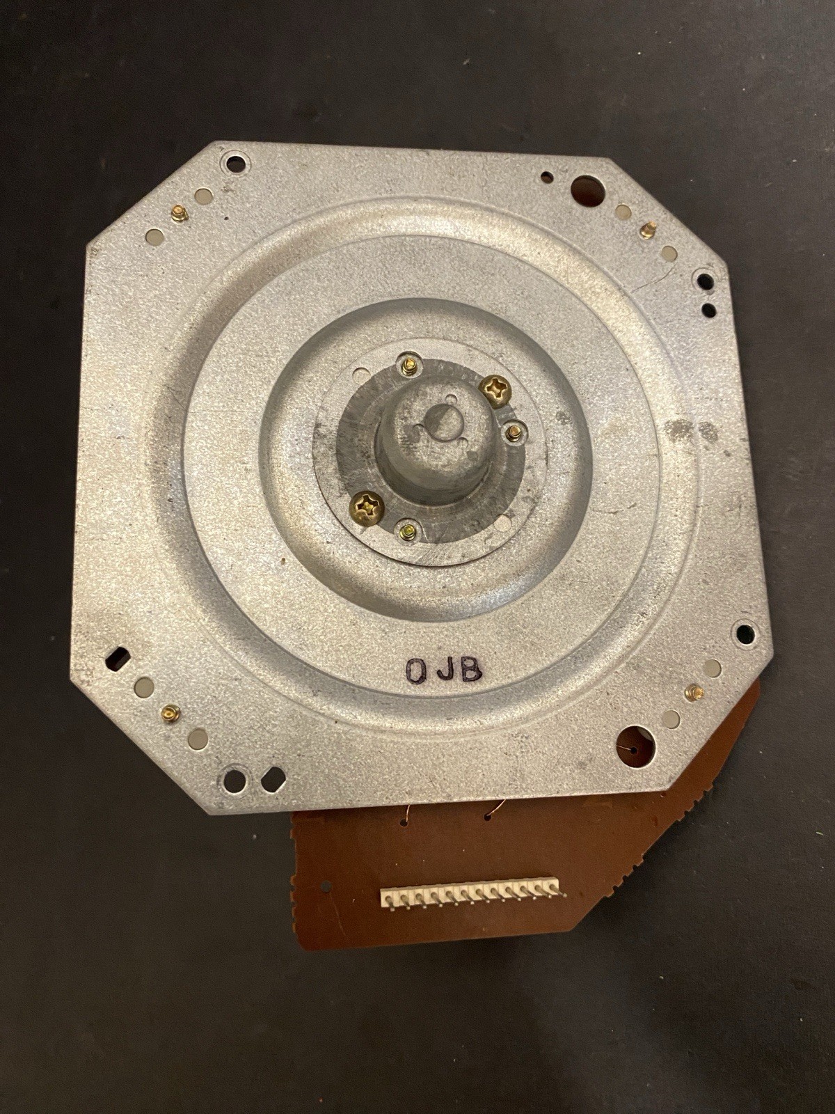 Technics SL-7 Turntable Main Platter Drive Motor Spindle Board Assembly