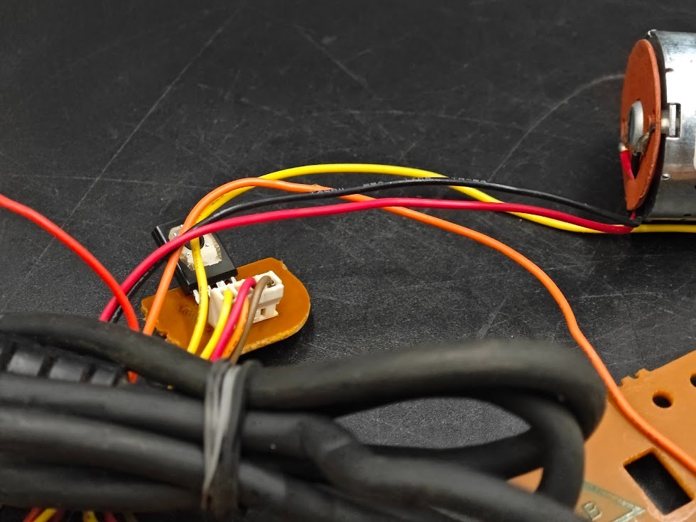 Sharp RP-303H(BK) Turntable Motor Used Working