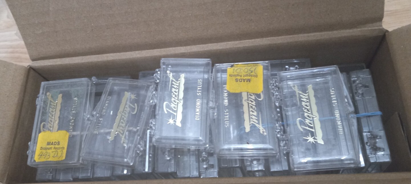Lot of 42 Jewel Cases for Pageant Stylus Empty Needle Boxes – Used